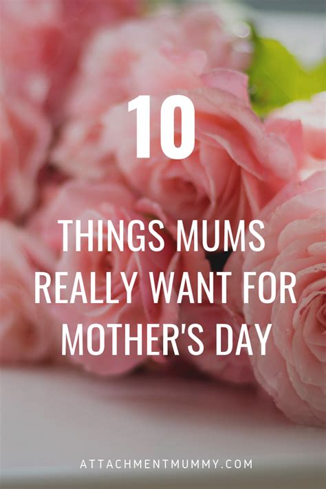 what do mums want