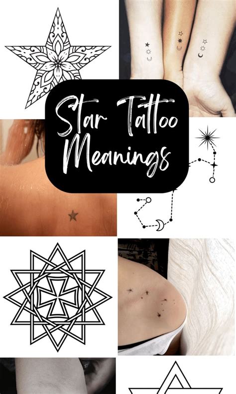 what do star tattoos mean on a woman