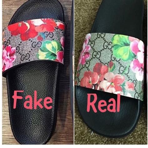 what do the bottom of gucci slides look like