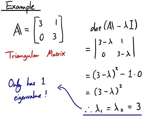 what do the eigenvalues of a matrix represent