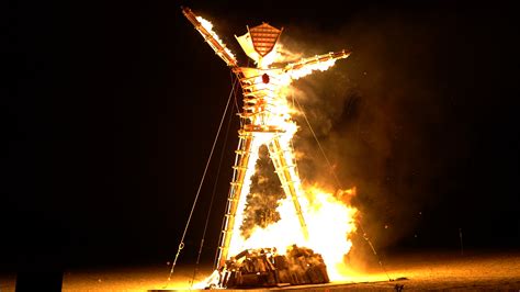 what do they burn at burning man