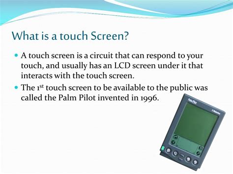 What Do Touch Screens Detect