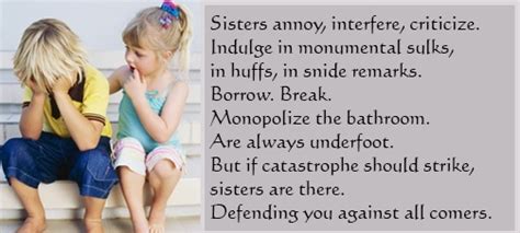 what do you do when your sister is mean