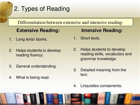 what do you mean by extensive reading and intensive reading explain with example