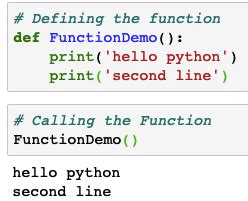 what do you mean by user defined function in python