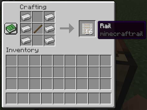 What Do You Need To Make Rails In Minecraft