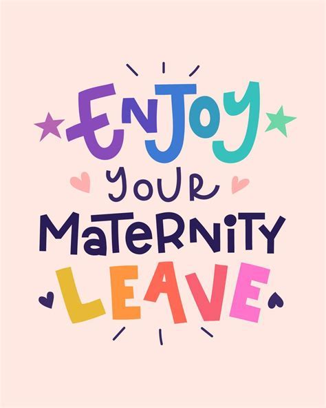 what do you say to someone going on maternity leave