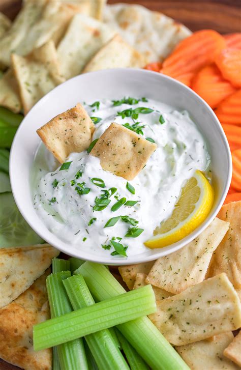 what do you serve with tzatziki dip