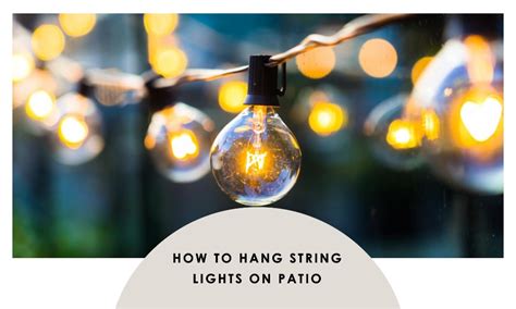 What Do You Use To Hang String Lights On A Wall