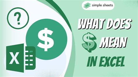 What Does $D$ Mean In Excel