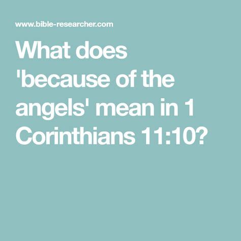 what does 1 corinthians 11:10 mean