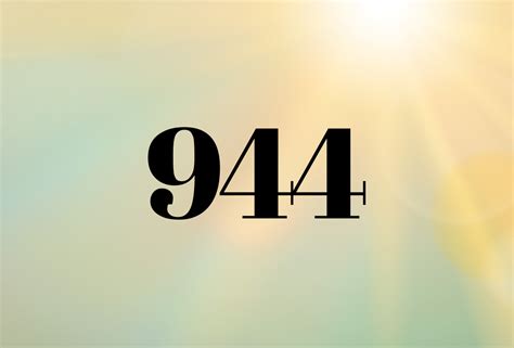 Angel Number 944 Spiritual Meaning The new unknown also brings with