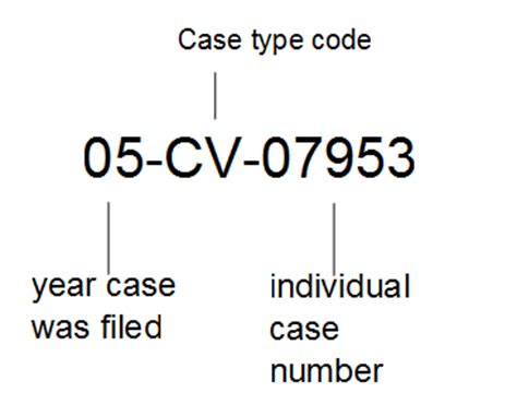 what does a case number tell you