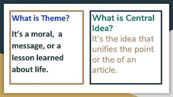 What Does A Central Theme Mean