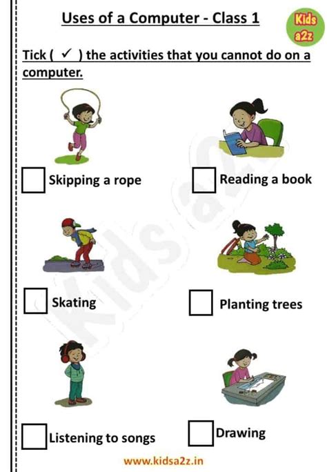 what does a computer need to work for class 1 answer
