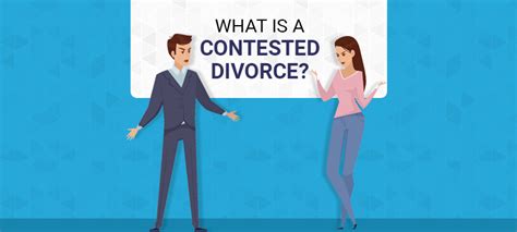 what does a contested divorce mean