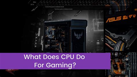 What Does A Cpu Do In A Gaming Pc