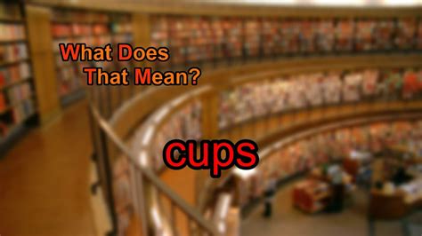 what does a cup represent