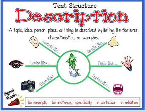 what does a description text structure look like