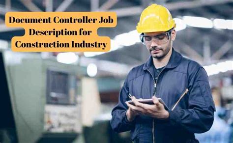 what does a document controller do in construction