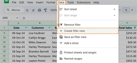 What Does A Filter Do In Google Sheets