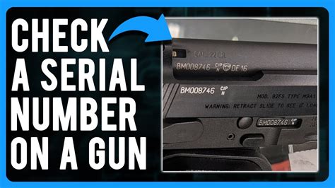 what does a gun serial number tell you