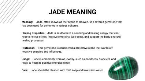 What Does A Jade Represent
