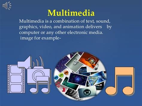 what does a multimedia presentation include