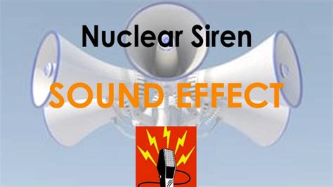 what does a nuclear siren sound like