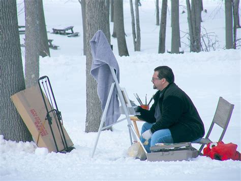 What Does A Painter Do When He Gets Cold