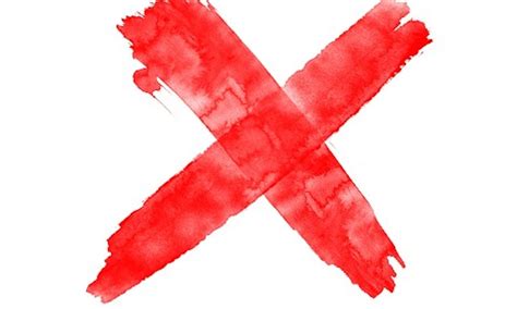What Does A Red X Mean