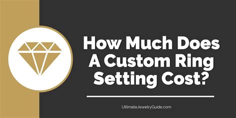 What Does A Ring Setting Cost