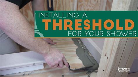What Does A Shower Threshold Do
