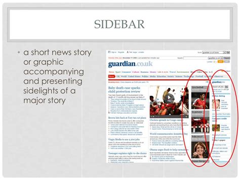 What Does A Sidebar Do Next To An Article In A Newspaper