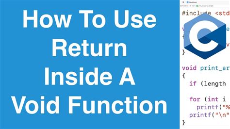what does a void function return