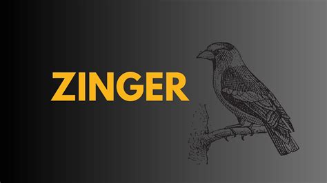What Does A Zinger Mean