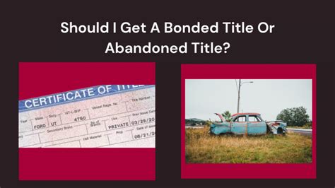 What Does Abandoned Title Mean