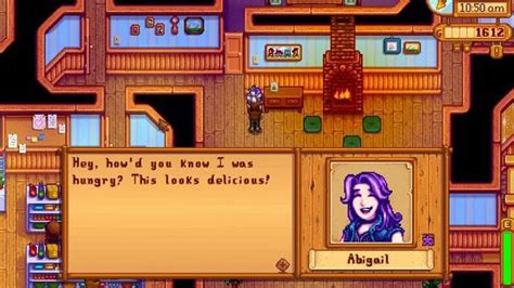 what does abigail in stardew valley like