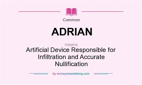 what does adrian stand for