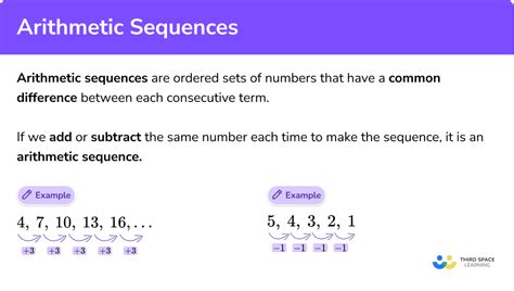 what does an mean in arithmetic sequence