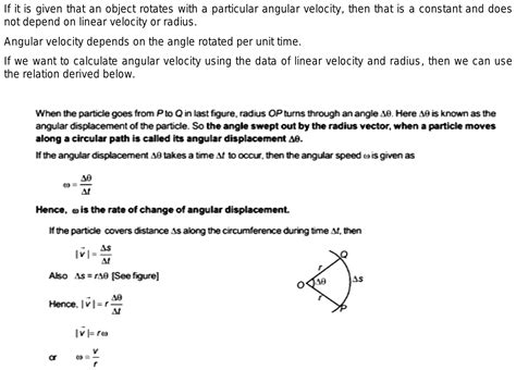 what does angular velocity depend on