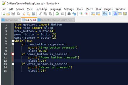What Does Arrow Mean In Notepad++