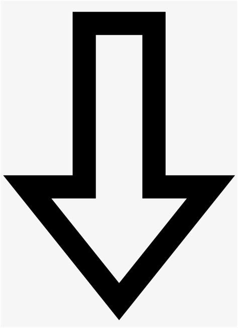 What Does Arrow Pointing Down Mean