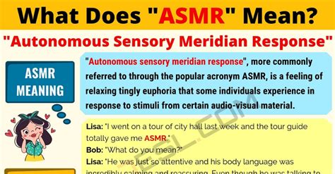 what does asmr abbreviation mean