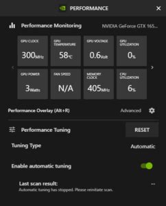 What Does Automatic Tuning Do Geforce Experience