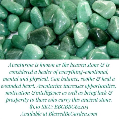 what does aventurine crystal do