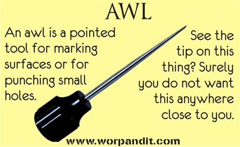 what does awl mean