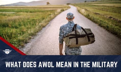 what does awol mean in the military