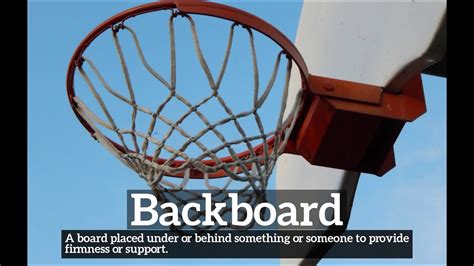 What Does Backboard Mean