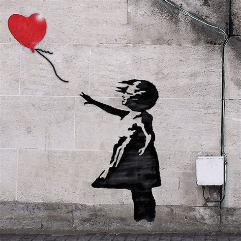 what does banksy girl with balloon mean